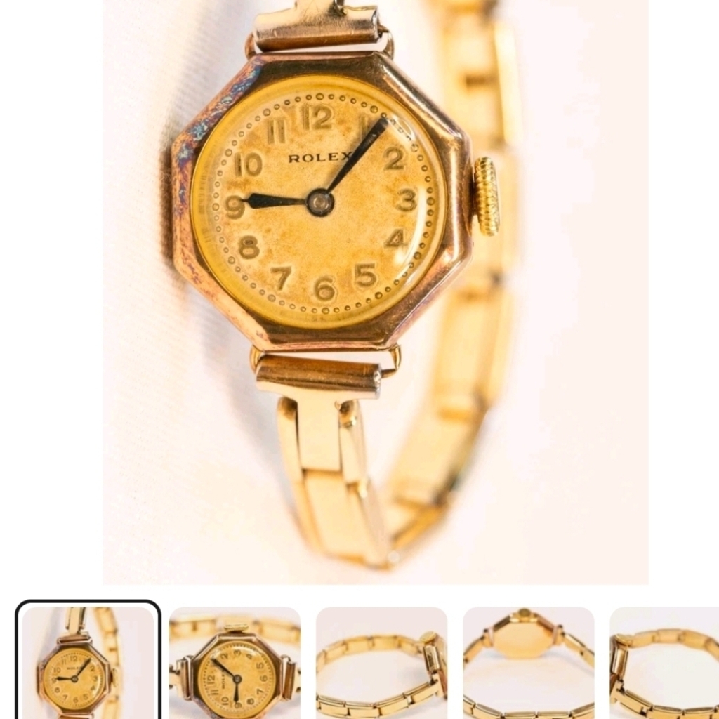 1920s 14kt Gold Ladies Rolex